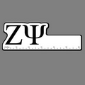 6" Ruler W/ Zeta Psi